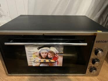 soba listi: Духовка Sencor, Электрическая, цвет - Черный, Отдельностоящая, Б/у — 2