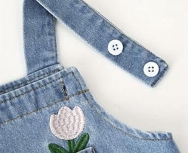 cins salvar: Uşaq üçün cins kombinezon - Material: yumşaq, nazik denim (cins) - — 3
