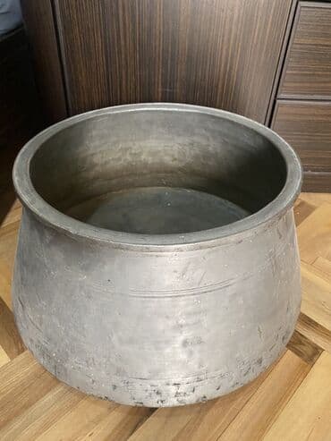 mis məcməyi: Aş qazanı, rəng - Boz, Mis — 1