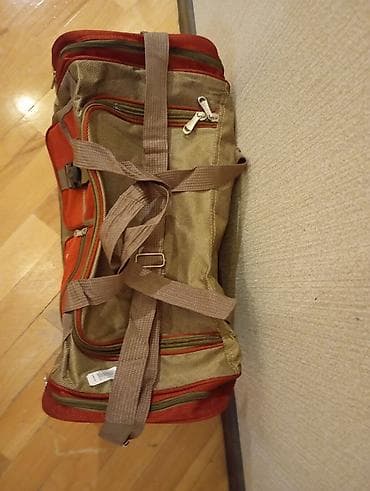 İdman oyunları: İdman/seyahət çantası və 2 ədəd bel çantası (qırmızı-qara) - İdman — 2