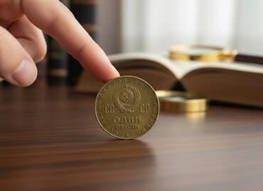 50 qepik gerbli: SSSR 1 rubl xatirə sikkəsi - Nominal: ОДИН РУБЛЬ (1 rubl) - Ölkə — 1