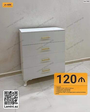 Mebel: Minimalist komod - Model: Kod 3668 - Material: 18 mm laminat - Rəng — 1