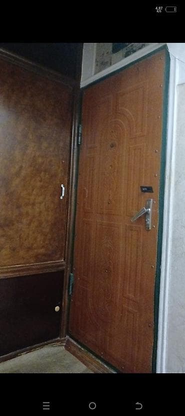 qapı ucuz: Metall giriş qapısı – taxta teksturalı dekor panel - Material: möhkəm — 1