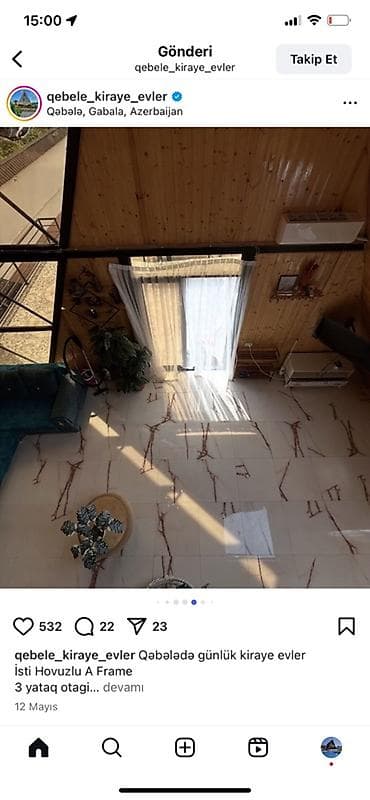 mini evler: Qəbələdə A-Frame dizaynlı günlük kirayə ev - Yer: Qəbələ, Azərbaycan — 10