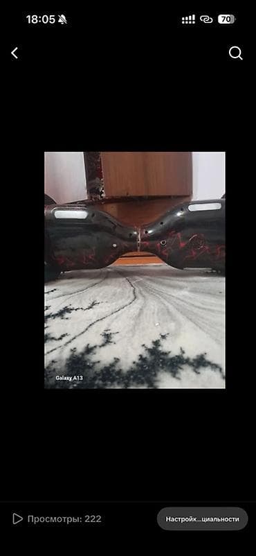 seqvay: Hovoboard (self-balans skuter) - Korpus: qara rəngdə, qırmızı — 2