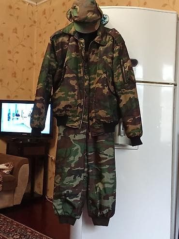 Baş geyimləri: Kamo komplekti – qış üçün - 3 hissəli dəst: üst geyimi (kurtka) — 1