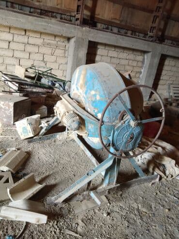 iş alətləri: Elektrik betonqarışdıran (beton mikseri) - Güclü elektrik mühərriki — 2