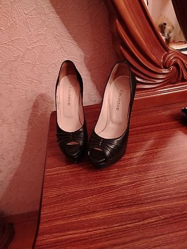 nursace: Nursace qadın tuflisi - Model: Açıq burunlu, platformalı stiletto - — 3