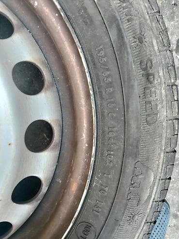 4 teker: Təkər və disk komplekti - Ölçü: 195/65 R16 C - Yük və sürət — 3
