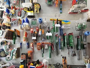 toxuma ipleri: Malyar və təmir alətləri seçimi - Fırçalar: müxtəlif ölçülü və — 1