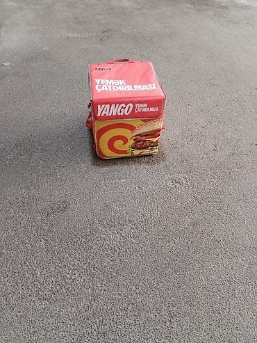 Yemək çatdırılması üçün termal çanta - Brend/üzərində yazı: Yango – — 2