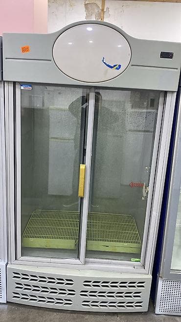 İkiqapılı şüşə vitrin soyuducu (ticarət tipli) - Ön tərəfdən sürüşən