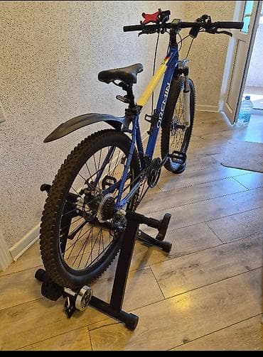 velosiped trinx: Qremin dağ velosipedi - Rəng: mavi-göy çərçivə, ağ ön amortizator — 9