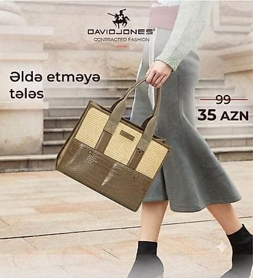 orginal canta: David Jones qadın əl çantası - Model: Contracted Fashion kolleksiyası — 1