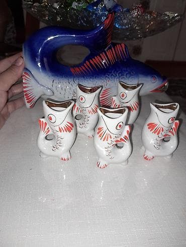 yeni il süfrəsi: Rəng - Ağ, Keramika, SSRİ — 3