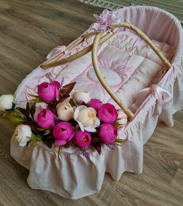 1 ayliq usaq sekilleri: Oğlan və qız üçün, Yeni, Yumru, Beşik, Dəst ilə, Matras ilə, Yellənmə mexanizmsiz — 1