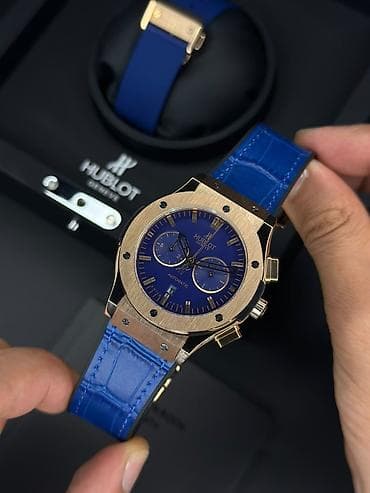 Saat dəstləri: Hublot Classic Fusion Chronograph – mavi temalı dəst - Korpus — 9