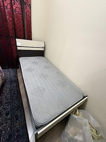 tek adamliq carpayilar: Təknəfərlik çarpayı, Bazalı, Matras ilə, Siyirməsiz — 1