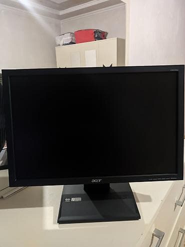 hp printer adapter: Acer V203W LCD monitor - Ekran ölçüsü: 20" (təxmini 16:10 nisbəti) — 1