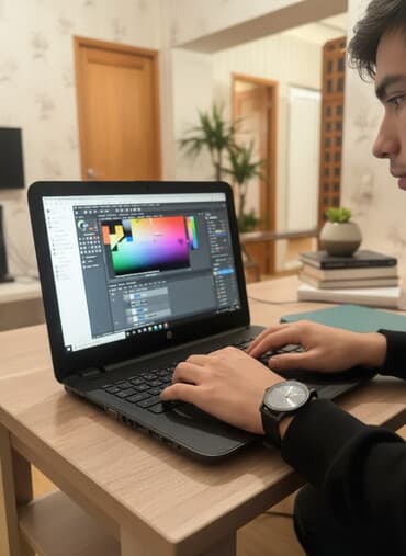 Noutbuk “HP” Batareya saxlayır,heç bir problemi yoxdur, Kamputer