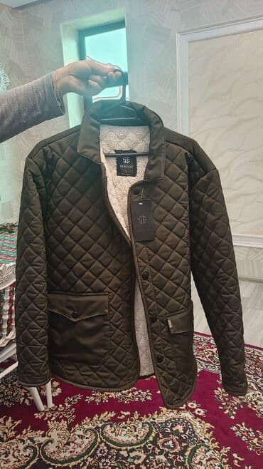 Pencəklər: SERSERİ kişi qış gödəkçəsi - Model: yastı tikişli (romb naxışlı) — 1