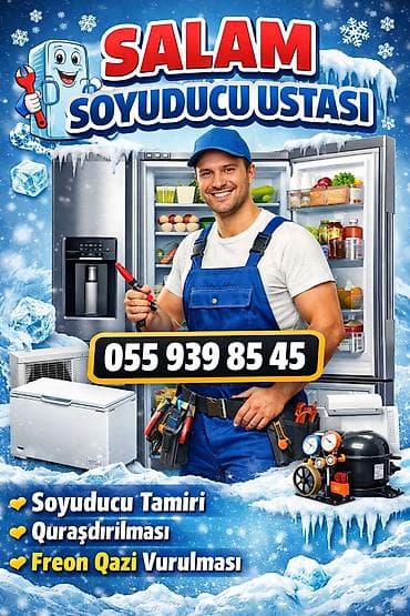 Ремонт телевизоров: Xaladennik və soyuducu xidmətləri Xidmətlər: - Soyuducu təmiri - — 2