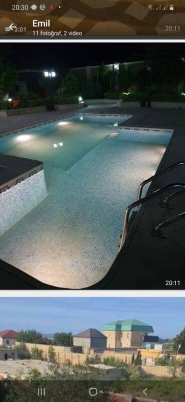 hovuzlu ucuz evler: 250 kv. m, 4 otaqlı, Qaz, Su — 10