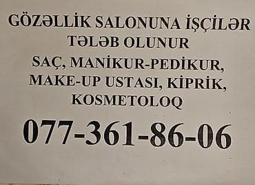 Сфера образования: MY BEAUTY – Gözəllik xidməti və peşəkar komanda axtarışı Xidmətlər: - — 2