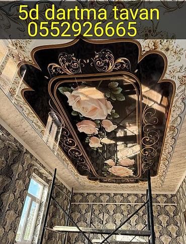 5D dartma tavan – dekorativ, parlaq və dərinlik effekti verən tavan