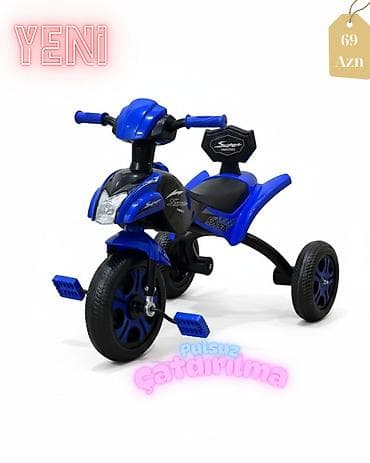 velosiped 25: Yeni Üç təkərli Uşaq velosipedi 12", Pulsuz çatdırılma, Rayonlara çatdırılma — 6