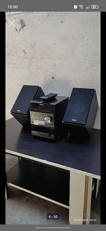 Audio: Orginal Sony HCD-DX400 Bluetooth USB micro Hi Fi musiqi mərkəzi — 7