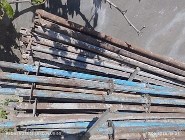 Tikinti dayaq və kalonka boruları (teleskopik dirəklər) Lesa icareye