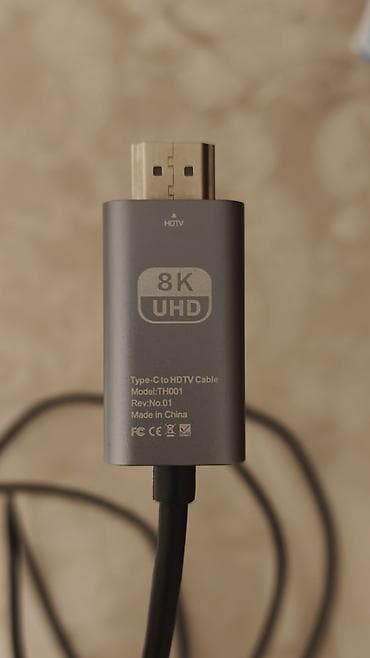 televizor 82: USB-C → HDMI kabel (8K UHD) - Model: TH001, Rev: 01 - Tip: Type‑C to — 3
