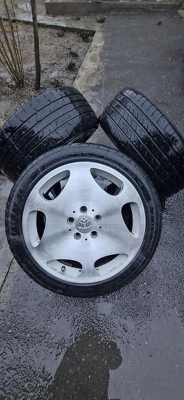 təkər kameri: Mercedes-Benz üçün 4 ədəd orijinal yüngül lehimli disk komplekti — 3