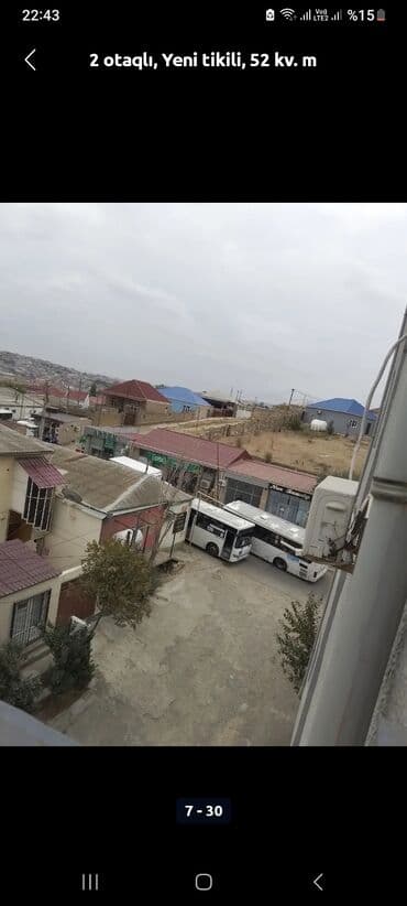 guneslide ev alqi satqisi: 2 otaqlı, Yeni tikili, 52 kv. m — 30