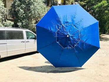 kafe ucun zontikler: Zontik cetir satisi teze mallar 1.5 metr diametrli zont ayaqlari — 3