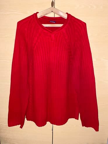 розовые мужские кофты: Kisi sviterleri qirmizi rengde Veziyyetleri eladir Razmer — 2