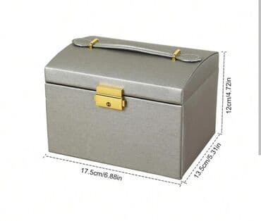 üzüklər üçün döşəkçələr: Zərgərlik qabı – çox bölməli, qutu tipli organizer - Rənglər: tünd — 11