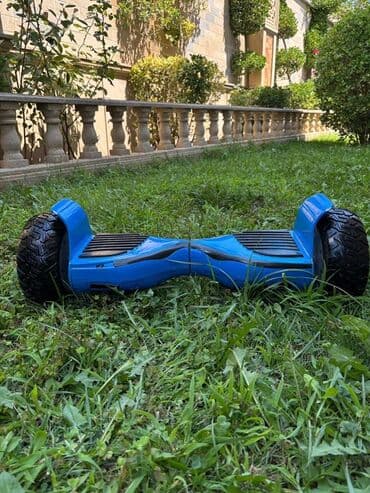 nerd taxta sekilleri: Off-road hoverboard (özözünə balanslanan skuter) - Rəng: mavi, qara — 3
