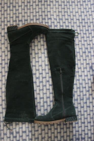 Ölçü: 37, rəng - Yaşıl, İşlənmiş