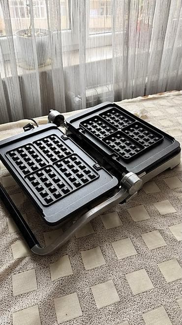 Техника и электроника: Гриль Delonghi, цвет - Серебристый, Б/у, Самовывоз — 4
