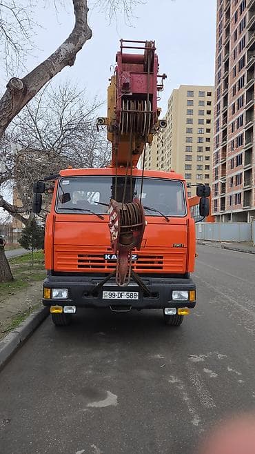 kamaz kran: KAMAZ əsaslı “İvanovets” avtokran – 25 ton - Daşıyıcı: KAMAZ, 6x4 — 1