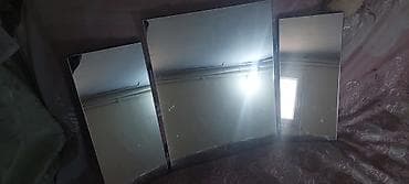 gul dekor: Güzgü Divar üçün, Düzbucaqlı, Sadə — 1