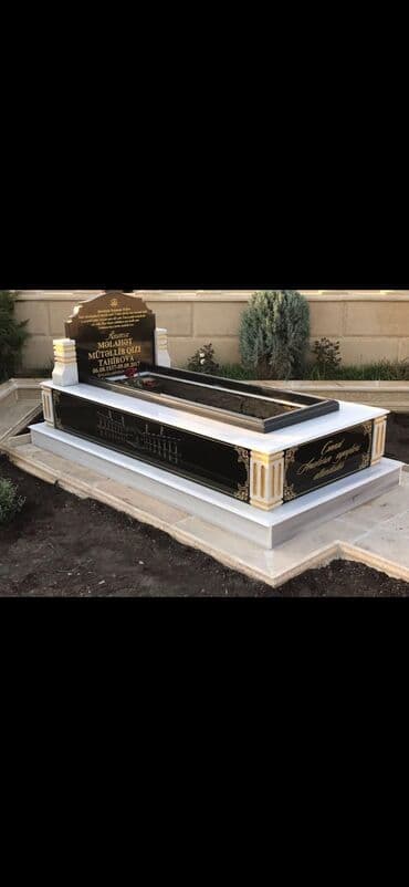 sürgülü cam balkon: Qəbir daşları — 16