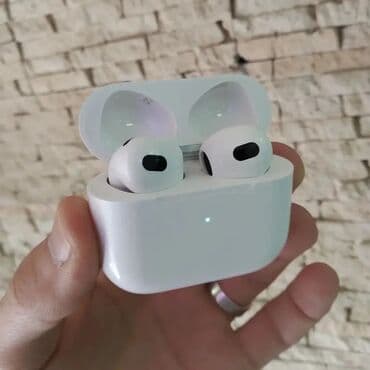 airpods i12 цена в бишкеке: Yeni Simsiz (Bluetooth) Qulaqcıqlar, Apple — 2