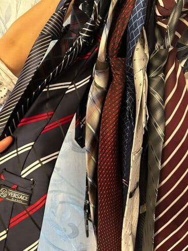 jey krem: Qalstuk, Versace, rəng - Qara — 10