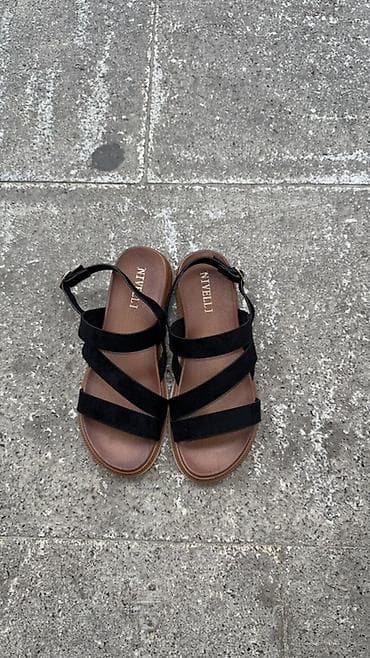 NIVELLI qadın sandal modeli - Üç zolaqlı dizayn: ön hissədə iki — 6