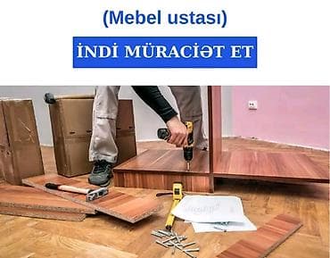 Mebel ustası xidməti - Mebel yığımı və quraşdırılması: dolab, komod