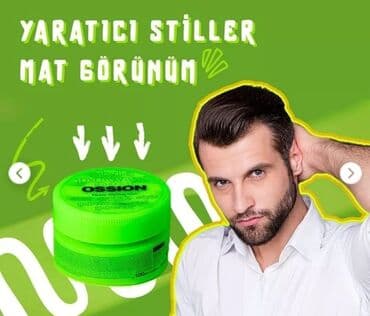 saqqal duzləşdirici krem: OSSION воск, 100ml Профессиональная Матовая отделка естественный вид — 1