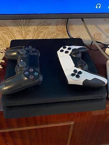 pixel 4: |Ps 4 slim 1TB| Üstündə 2 pult 1usb 1typc 1HDMİ kabel 1adapdr — 1